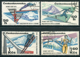 CZECHOSLOVAKIA 1970 Skiing World Championship Used Michel 1916-18 - Used Stamps