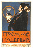 Koloman Moser Réédition Femme Sablier - Moser