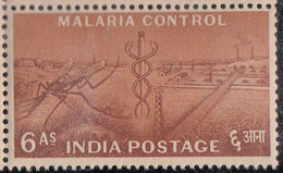 India 1955 MALARIA Control, Lutte,  Five Year Plan , 1v MNH(**) - Nuovi