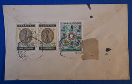 I 21 INDE PORTUGAISE BELLE LETTRE RARE 1952 GOA POUR BOMBAY + PAIRE DE T.P.+ AFFRANCH INTERESSANT - Inde Portugaise