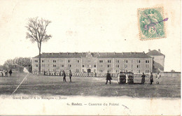 CPA  Rodez Caserne Du Foiral - Barracks