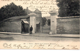 CPA Tours Entrée De La Caserne Meusnier - Kazerne