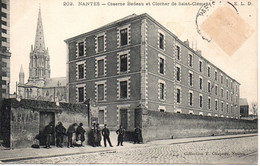 CPA Nantes Caserne Bedeau Et Clocher De St Clément. - Barracks