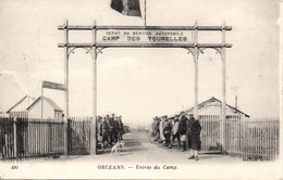 CPA Orléans Entrée Du Camp Des Tourelles - Barracks