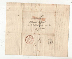 Lettre , 1815 , Belgique , Belgium , De BRUXELLES à PARIS (16 Avril 1815) , 4 Scans - 1814-1815 (Gouv. Général De La Belgique)