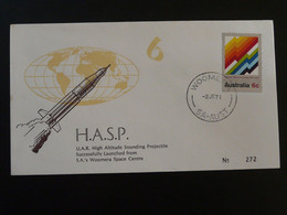 Lettre Espace Space High Altitude Sounding Projectile HASP 6 Cover 1971 Australia 94166 - Oceanía