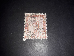 01AL10 REPUB. DI SAN MARINO 1899 STATUA DELLA LIBERTA' VALIDI SOLO PER SERVIZIO INTERNO 2 CENT. "O" - Used Stamps