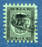 ⭐ Finlande - YT N° 6 - Oblitéré - Signé - 1866 / 1870 ⭐ - Used Stamps