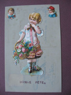 CPA FANTAISIE  CARTE PORCELAINE RODOIDE Collage De DECOUPIS - Porzellan