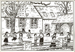 44 - SAINT-LYPHARD - Ecole Sainte-Anne - Dessin D'Yves Maurice - Saint-Lyphard