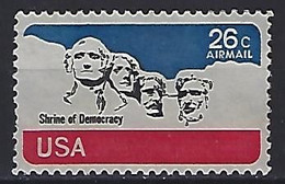 USA  1974  Air Mail, Mt. Rushmore  (*) MM  Mi.1128 - 3b. 1961-... Ungebraucht