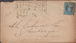 1871. QUEENSLAND. TWO PENNY Victoria On Cover Cancelled Numeral Cancel 87 And  Reverse AU 8 18... (MICHEL 33) - JF425820 - Lettres & Documents