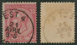 émission 1884 - N°46 Obl Ambulant "Est 4" - 1884-1891 Leopoldo II