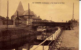 08 - LE CHESNE - Le Canal Et Le Pont  - - Le Chesne