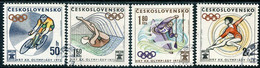CZECHOSLOVAKIA 1972 Olympic Games, Munich Used  Michel 2067-70 - Oblitérés