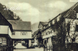 Super-Rarität MB Schmilka Dorfstraße Lebensmittelgeschäft Gasthaus Zur Mühle Elb-Dampfer Sw 1966 - Schmilka