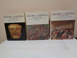 Historia Universal En Sus Momentos Cruciales. Ed. Aguilar. 3 Volúmenes. 1970. - History & Arts