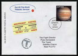 Planet Jupiter (Fantasy) Cover To Pluto Bearing Jupiter 50 Solar Stamp - Sonstige & Ohne Zuordnung