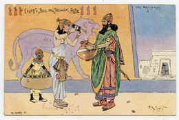 Illustrateur Henri Morin.publicité Sur Le Champagne Bulteaux Père ( Les Assyriens ) - Morin, Henri