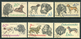 CZECHOSLOVAKIA 1973 Hunting Dogs Used  Michel 2154-59 - Oblitérés