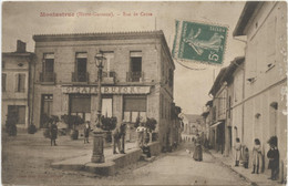 Montastruc, Haute Garonne, Rue De Cante, Grand Café Du Fort, Envoyé à Mlle Gay à Pins -Justaret - Montastruc-la-Conseillère