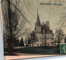 94 / PLESSIS TREVISE / CHATEAU LACROIX / TRES BELLE CARTE TISSEE COLORISEE - Le Plessis Trevise