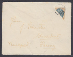 Danish West Indies, Scott 18a BISECT On Cover To GERMANY - Danish West Indies
