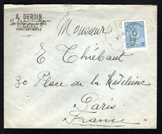 TURQUIE - Lettre De PERA Pour Paris 1926 - Brieven En Documenten