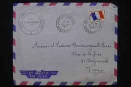 AFARS ET ISSAS - Enveloppe En FM De Djibouti Pour La France En 1968 Avec Cachet De Vaguemestre Base Aérienne - L 110380 - Lettres & Documents