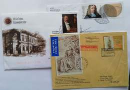 Lot De 3 Lettres De Pologne Dont Deux Ont Circulé - Covers & Documents