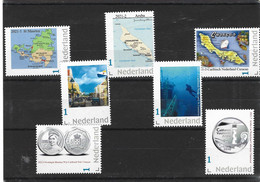 Nederland  2021 Caribisch Nederland  Complete Set  1-7  Map Diving Coins Lighthouse   Postsfris/neuf/mnh - Unused Stamps