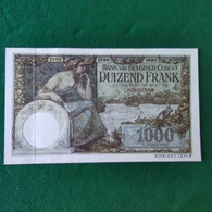 CONGO BELGA 1000 FRANCS 1920  COPY - Bank Belg. Kongo