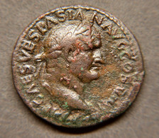VESPASIEN  -  69-79  -  As De Bronze. - The Flavians (69 AD To 96 AD)