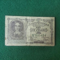 BELGIO1 FRANC 1917 - Other & Unclassified