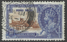 Hong Kong. 1935 KGV Silver Jubilee. 10c Used. SG 135 - Usati