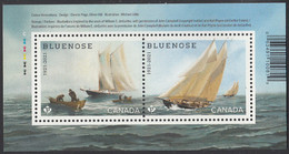 Canada 2021 MNH Souvenir Sheet Of 2 (P) Bluenose Schooner - Neufs