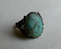 BAGUE ANCIENNE LAITON TORSADE - Rings