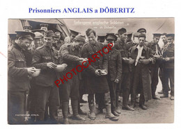 DÖBERITZ-Gefangene ENGLÄNDER-Prisonniers Anglais-CARTE PHOTO Allemande-Guerre 14-18-1WK-Militaria-Deutschland- - Premnitz
