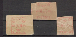 SWEDEN SUEDE SCHWEDEN 1930 PRAGMA FRAMA   AUTOMATPORTO ATM - Automatenmarken [ATM]