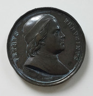 Pietro Vannucci Detto “Il Perugino” Medaglia Di Bronzo Università Di Perugia- Gr.53.2 Diametro Mm.50 - SPL. - Royal/Of Nobility