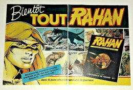 RARE Pub Bientot Tout RAHAN N° 1  Publicité Original Année 1980 - Rahan