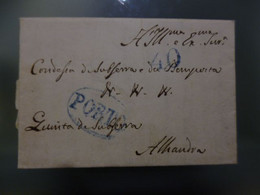 PRÉ-FILATELIA - PORTO - PRT12 P.E AZUL - (26 MAR 836) - ...-1853 Prefilatelia