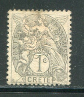 CRETE- Y&T N°1- Oblitéré - Used Stamps