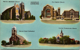 Texas Amarillo Churches Multi View - Amarillo