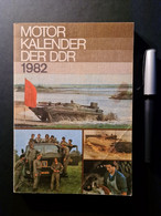 Motor Kalender Der DDR – 1982, 239 Seiten, Militärverlag Der Deutschen Demokratischen Republik - Allemand