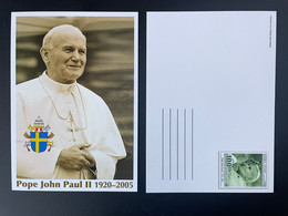 Sierra Leone 2020 Mi. ? Stationery Entier Ganzsache Pape Pope Papst John Jean Johannes Paul II Pastoral Visits - Sierra Leone (1961-...)