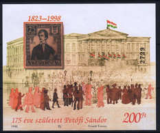 Hungary 1998. 1848/1849. Revolution - Sandor Petofi Sheet MNH (**) - Used Stamps