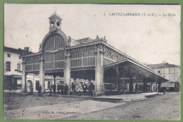 CPA - TARN ET GARONNE - CASTELSARRASIN - LA HALLE - Animation - Photo E. Gimet / 1 - Castelsarrasin