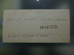 PRÉ-FILATELIA - BENEDICTA - BND1 T.E  PRETO N/C - (14 JUN 852) - ...-1853 Vorphilatelie