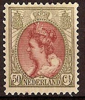 Nederland 1899 NVPH Nr 74 Ongebruikt/MH Koningin Wilhelmina - Unused Stamps